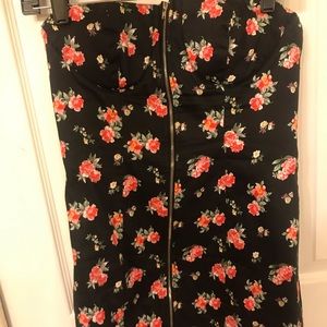 Bebe strapless dress